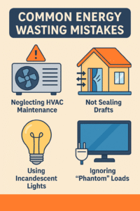 Common Energy Wasting Mistakes and How to Fix Them