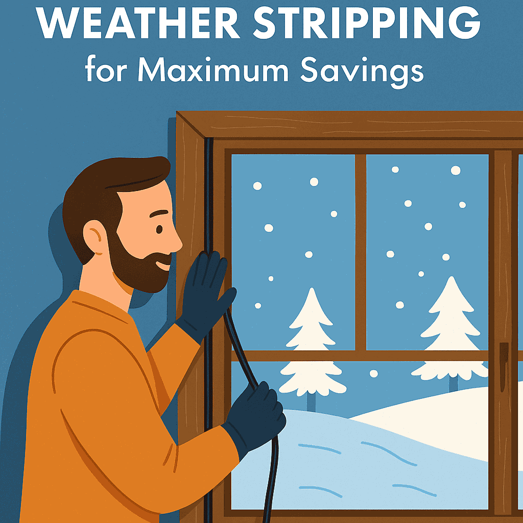 install weather stripping