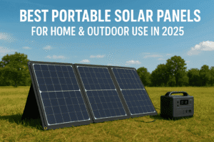 best solar panels for camping - foldable solar panels