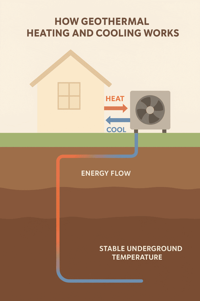 geothermal heating and cooling - best heating and cooling system 2025 -