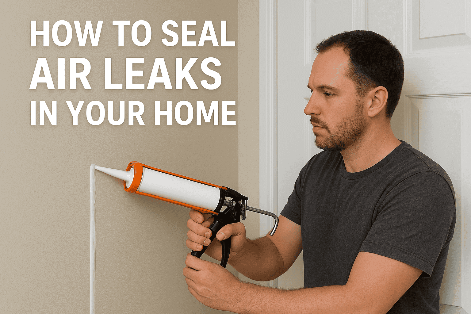 seal air leaks in home - reduce energy loss in home - air leak detection and sealing
